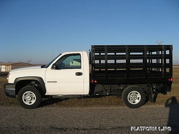 Platform Stake Slide Truckbed Left
